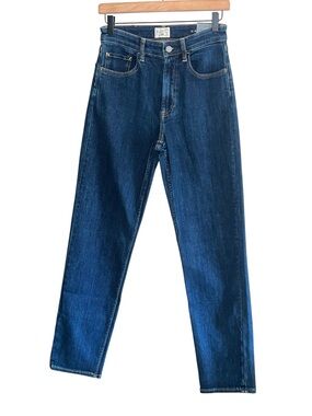 Faherty Slim Straight Organic Cotton Jeans Coastal Medium Wash NWT 27